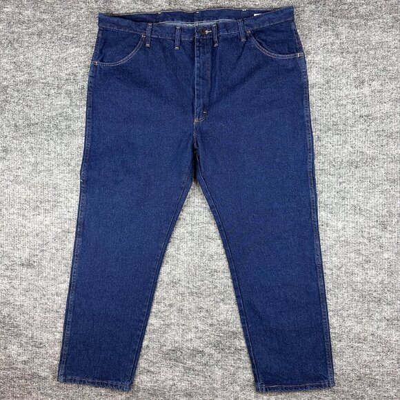 Rustler Blue Jeans 40 x 30 Straight Leg     # 0003 - Picture 1 of 11